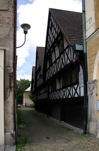 The oldest houses in Liberec